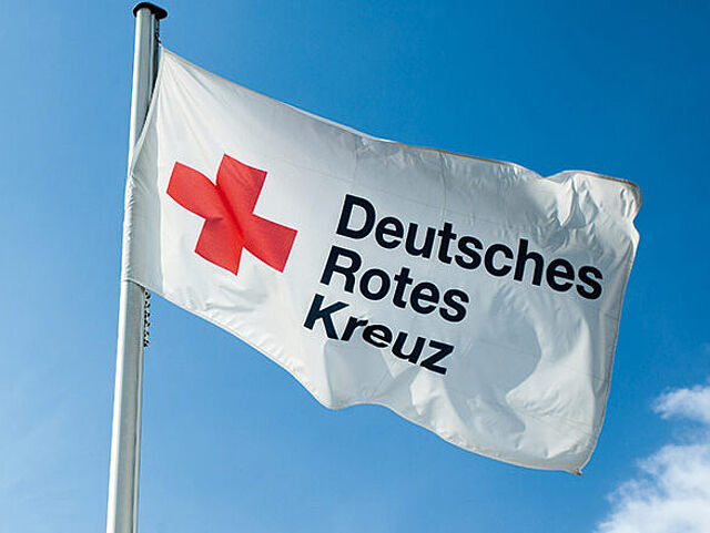 Fahne des DRK